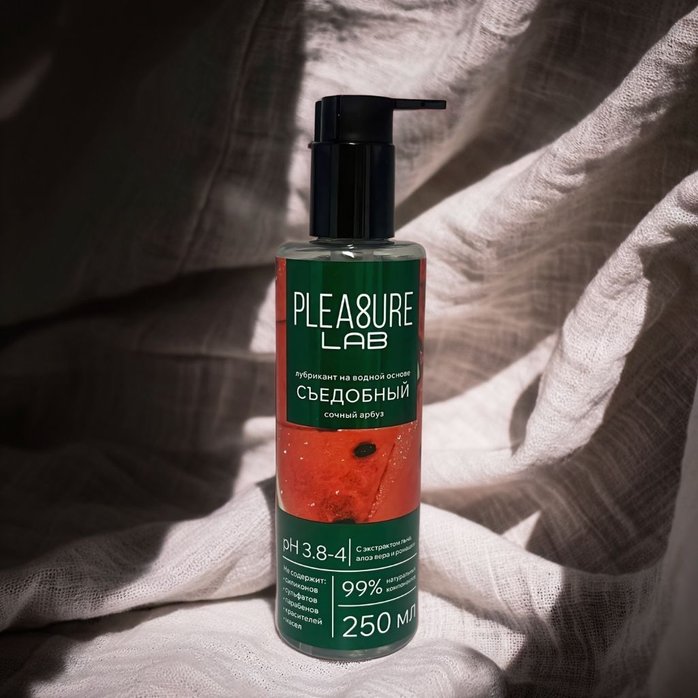Лубрикант на водной основе Pleasure Lab с ароматом арбуза - 250 мл. Фотография 3.