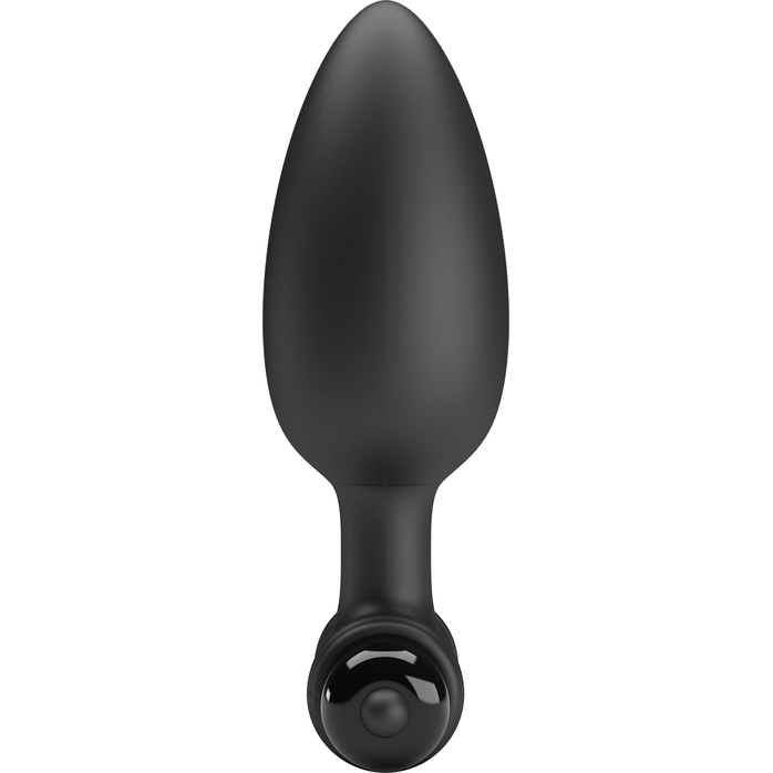 Черная анальная пробка с вибрацией - 11,5 см - Mr.Play. Фотография 5.