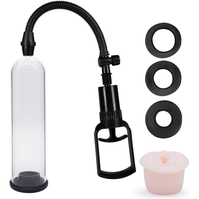 Вакуумная помпа со сменными насадками Rider - Discovery light