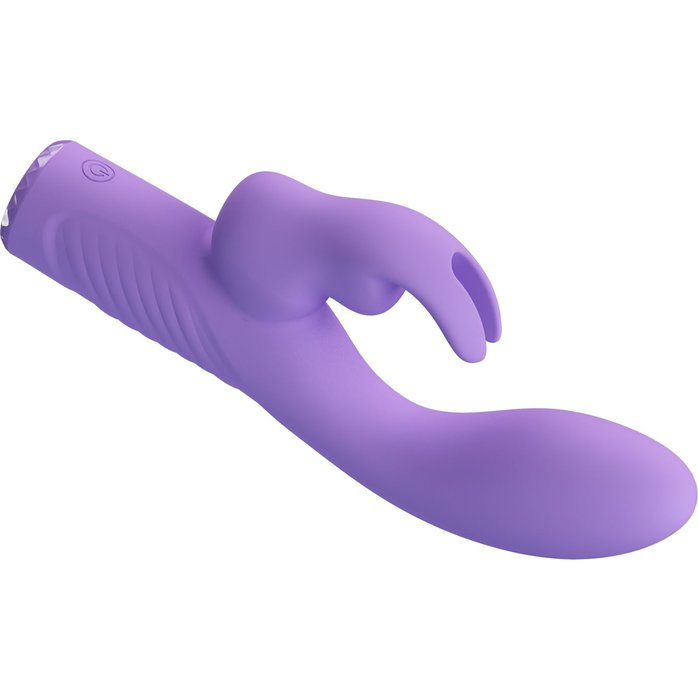 Сиреневый вибратор-кролик Elivia - 17,2 см - Pretty Love. Фотография 5.