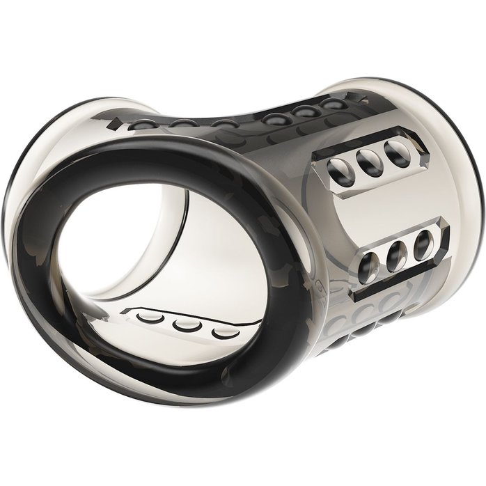 Дымчатая насадка на пенис и мошонку - Pretty Love. Фотография 6.