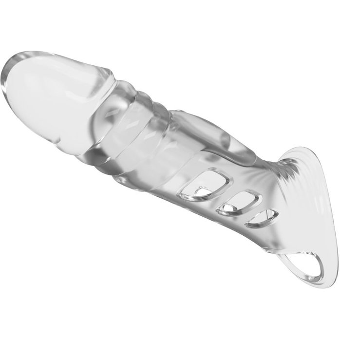 Прозрачная насадка на пенис - 22 см - Pretty Love. Фотография 2.