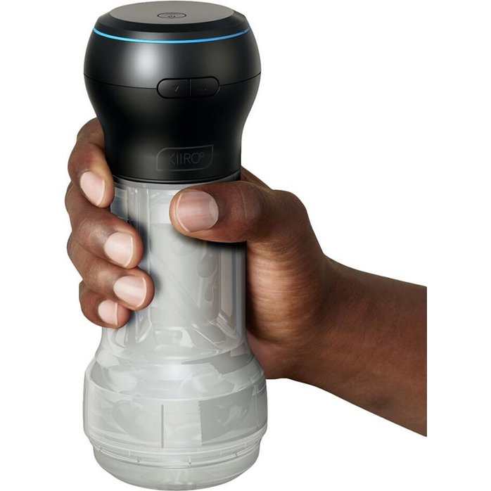 Набор PowerBlow Feel Pocket Stroker Crystal: мастурбатор и интерактивная насадка. Фотография 6.