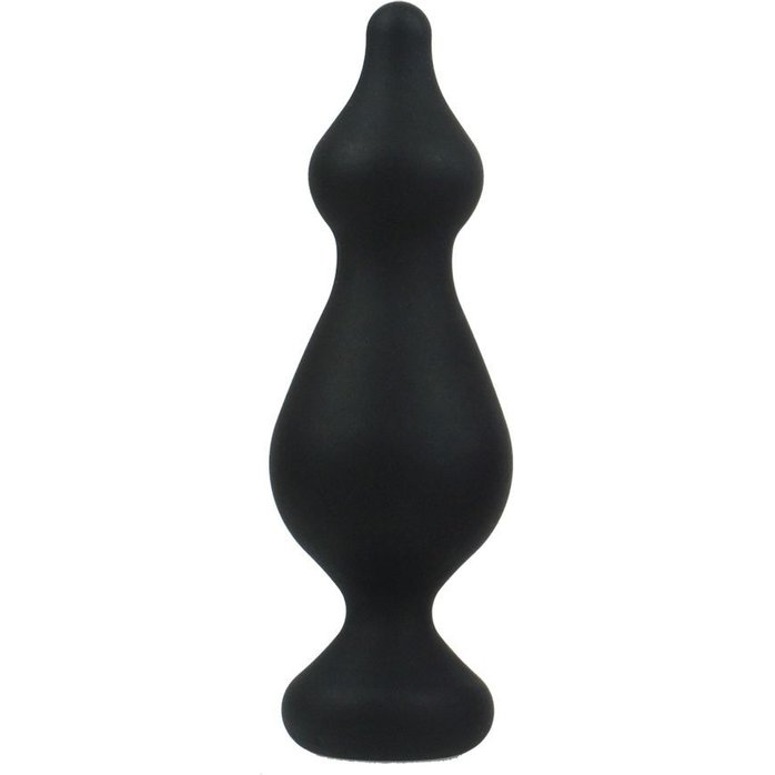 Черная анальная втулка Amuse L - 13,8 см