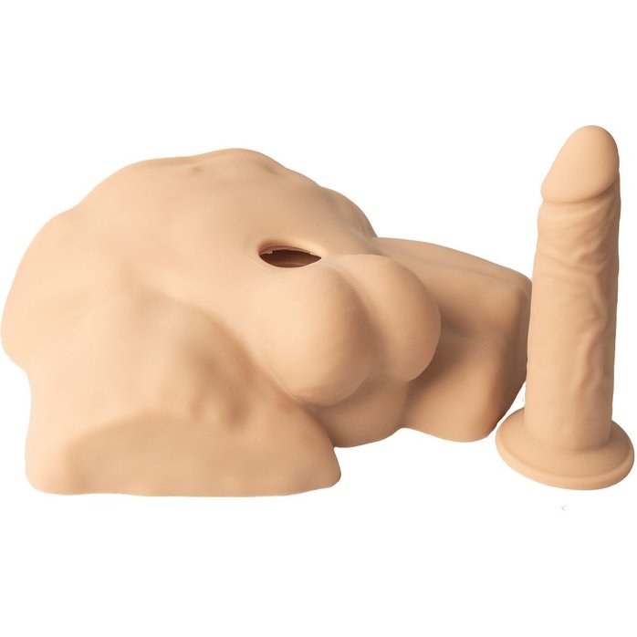 Телесный мужской полуторс с фаллоимитатором SILEXD Apollo S 7 - SILEXD. Фотография 2.