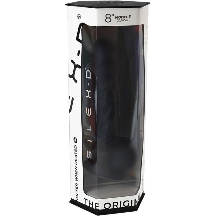 Черный фаллоимитатор SILEXD Model 1 - 20,5 см - SILEXD. Фотография 2.