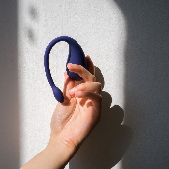 Синее виброяйцо Aurora. Фотография 12.