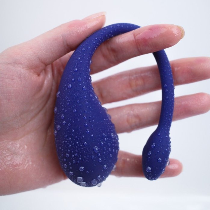 Синее виброяйцо Aurora. Фотография 9.