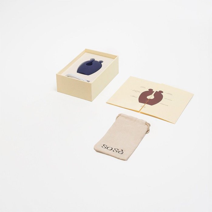 Синий клиторальный вибростимулятор Eden. Фотография 9.