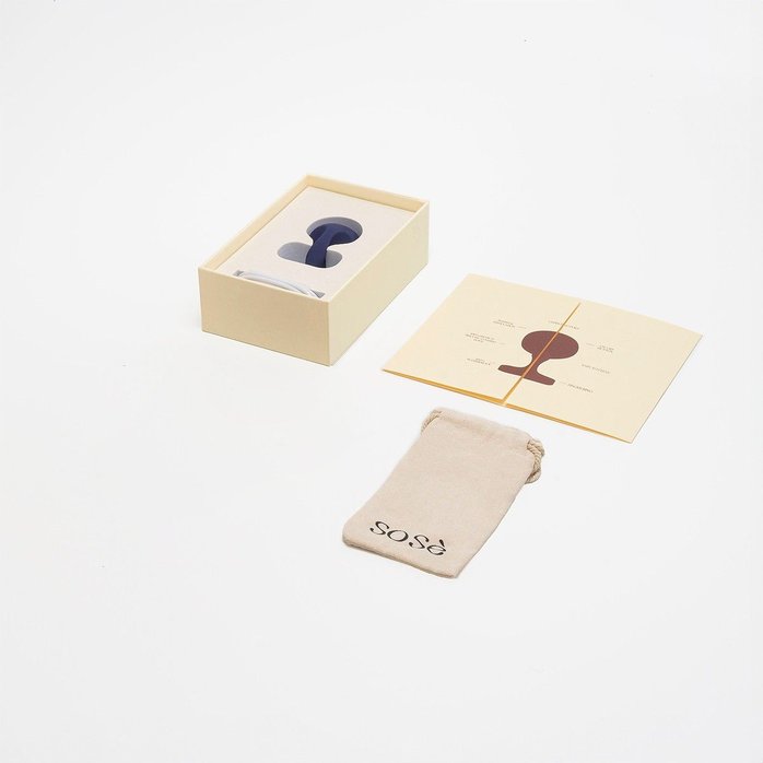 Синий вибростимулятор на пальцы Lunar. Фотография 10.