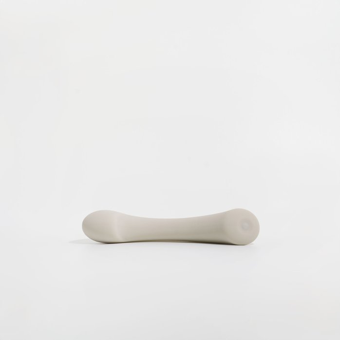 Серый вибростимулятор точки G Mirage - 17,8 см. Фотография 7.