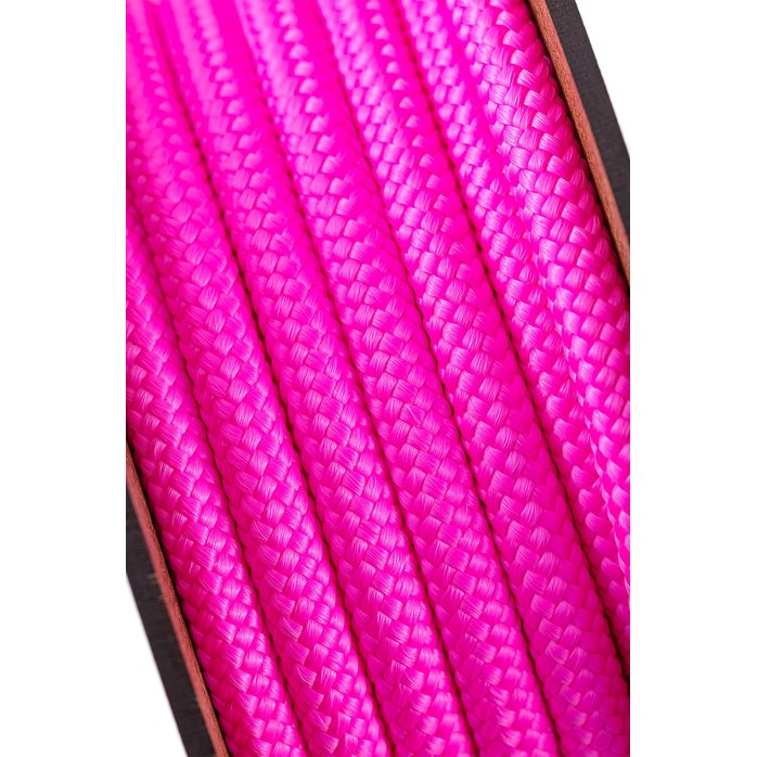Розовая веревка для шибари на катушке - 5 м. Фотография 4.