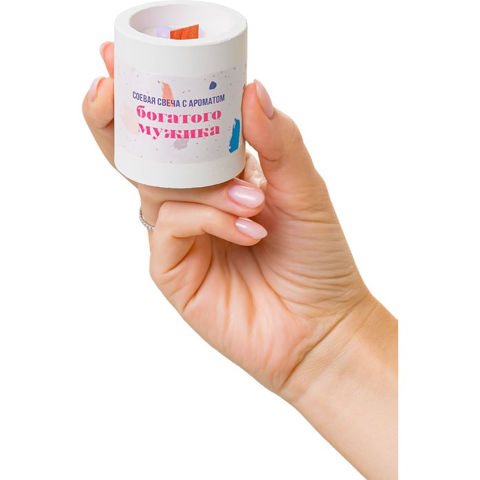 Ароматическая свеча «Богатый мужик». Фотография 2.
