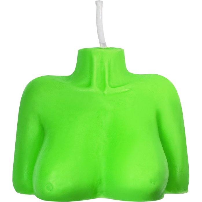 Зеленая сувенирная свеча «Женский силуэт». Фотография 2.