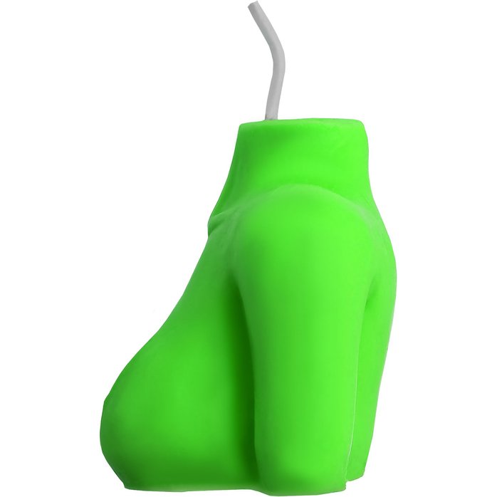 Зеленая сувенирная свеча «Женский силуэт». Фотография 4.