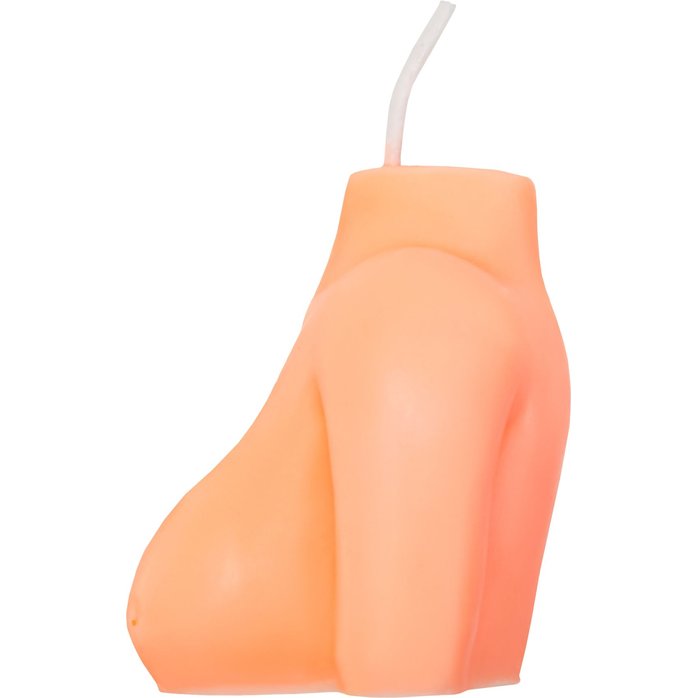 Оранжевая сувенирная свеча «Женский силуэт». Фотография 4.