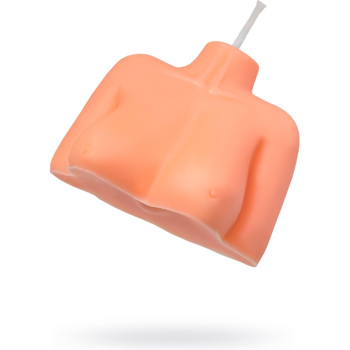 Оранжевая сувенирная свеча «Женский силуэт»