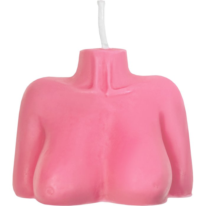 Розовая сувенирная свеча «Женский силуэт». Фотография 2.