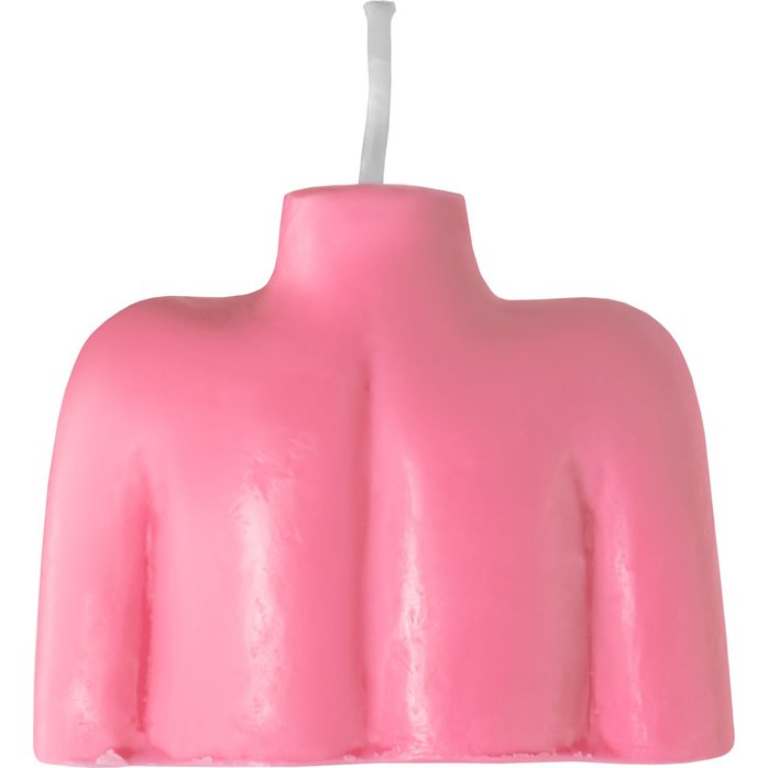 Розовая сувенирная свеча «Женский силуэт». Фотография 3.