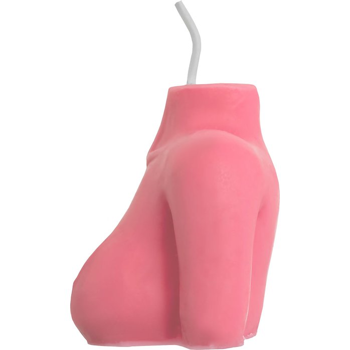 Розовая сувенирная свеча «Женский силуэт». Фотография 4.