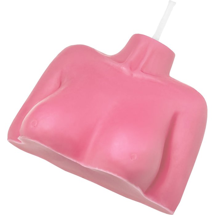 Розовая сувенирная свеча «Женский силуэт». Фотография 6.