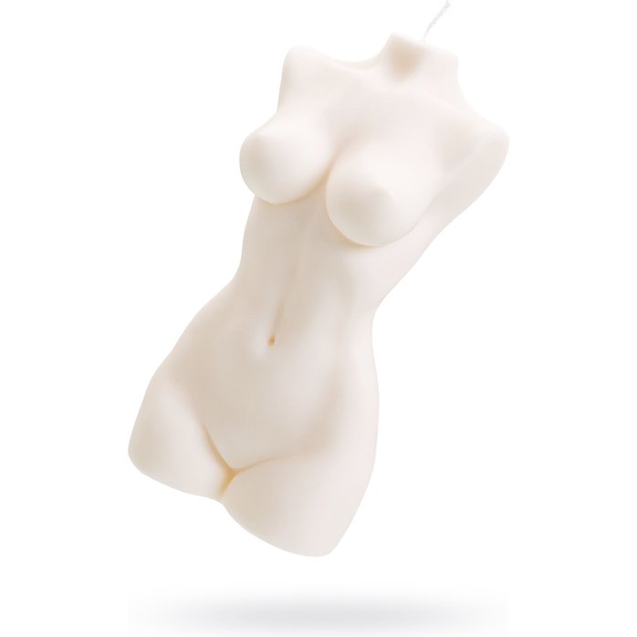 Белая интерьерная свеча в форме женского торса - 850 гр
