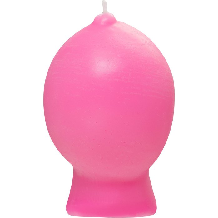 Розовая свеча «Сиськи» - 150 гр. Фотография 3.