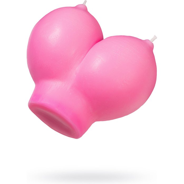 Розовая свеча «Сиськи» - 150 гр