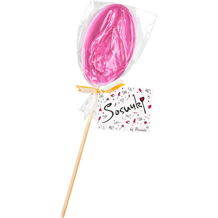 Леденец в форме вагины со вкусом айриш крим - 50 гр. Фотография 4.