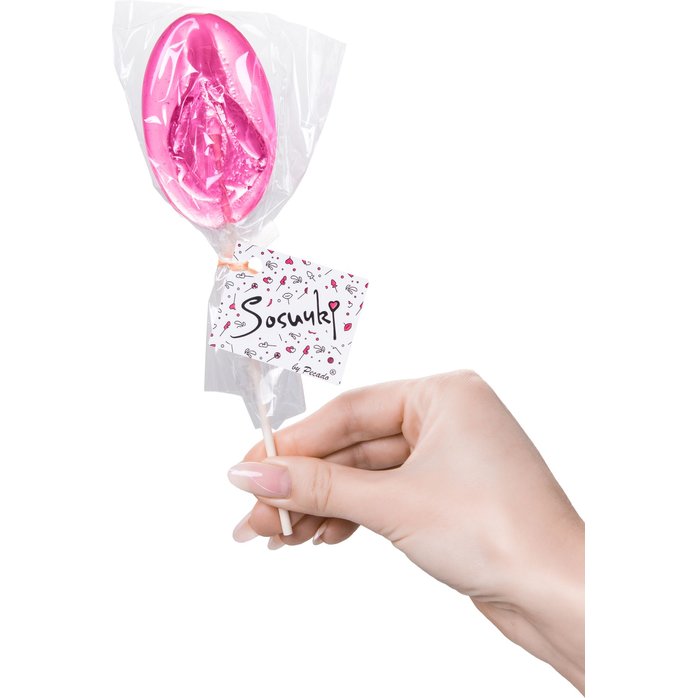 Леденец в форме вагины со вкусом айриш крим - 50 гр. Фотография 6.