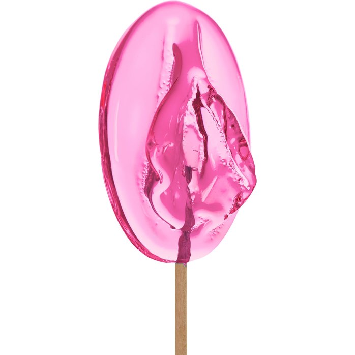 Леденец в форме вагины со вкусом айриш крим - 50 гр