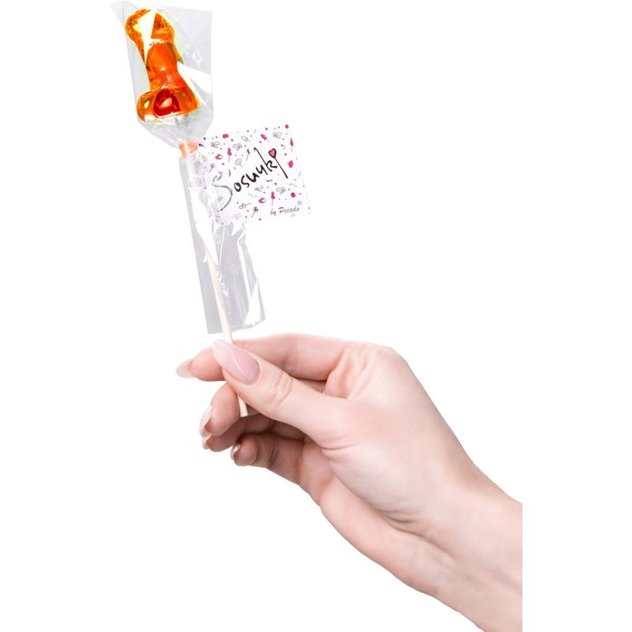 Набор из 2 мини-леденцов в форме члена со вкусом амаретто. Фотография 3.