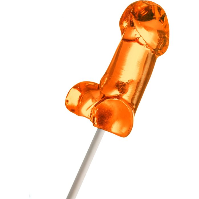 Набор из 2 мини-леденцов в форме члена со вкусом амаретто. Фотография 4.