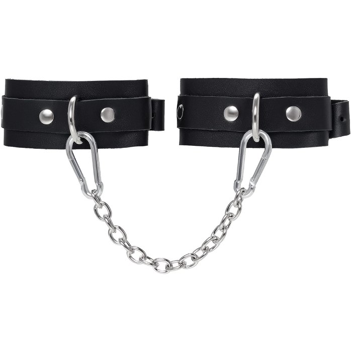 Черные мини-оковы со скруглёнными углами. Фотография 2.