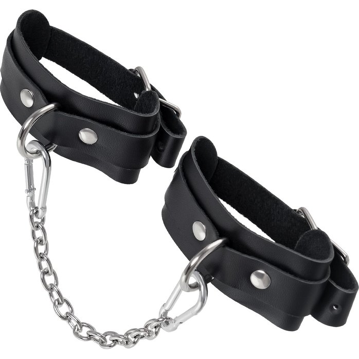 Черные мини-оковы со скруглёнными углами. Фотография 4.