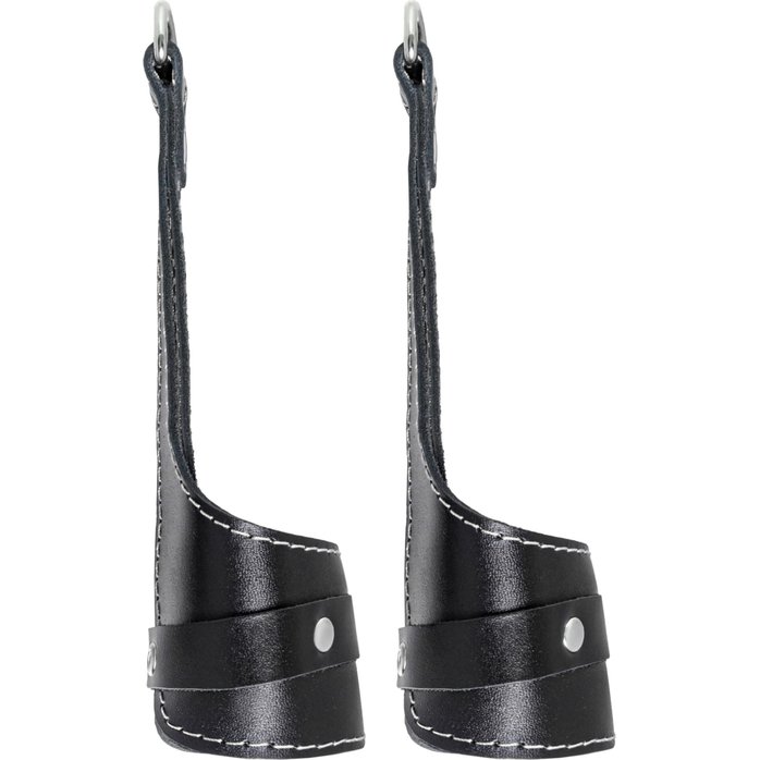 Черные подвесы с белой строчкой. Фотография 5.