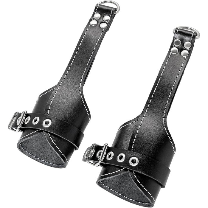 Черные подвесы с белой строчкой. Фотография 6.