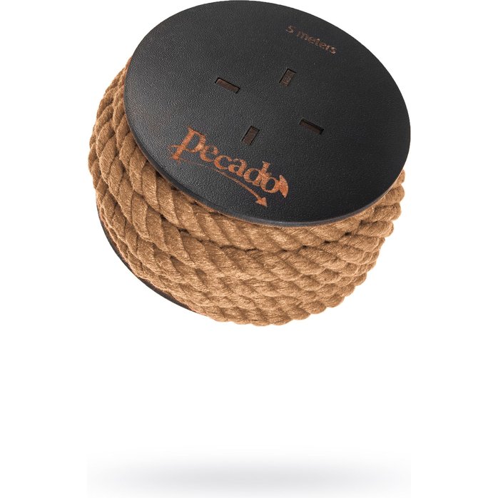 Джутовая веревка для шибари на катушке - 5 м. Фотография 2.