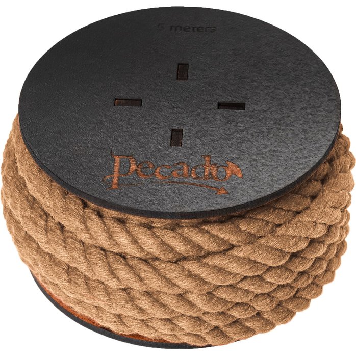 Джутовая веревка для шибари на катушке - 5 м. Фотография 3.