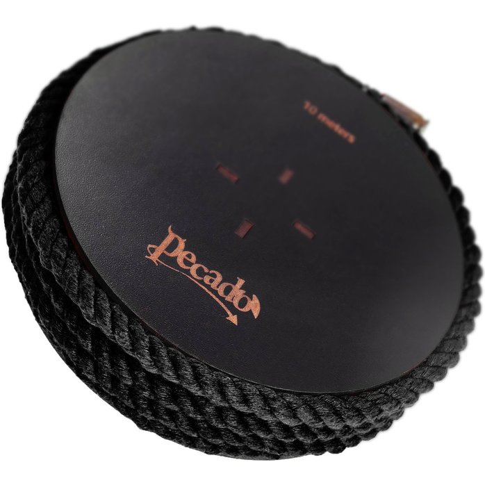 Черная веревка для шибари на катушке - 10 м. Фотография 3.