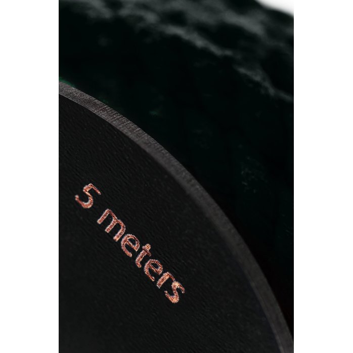 Черная веревка для шибари на катушке - 5 м. Фотография 6.