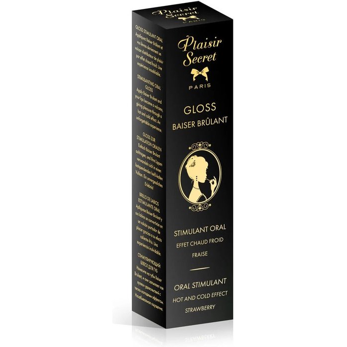 Стимулирующий блеск для губ со вкусом клубники - 7 мл. Фотография 4.