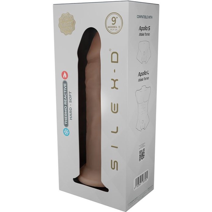 Телесный фаллоимитатор SILEXD Model 2 9 - 22,9 см - SILEXD. Фотография 5.