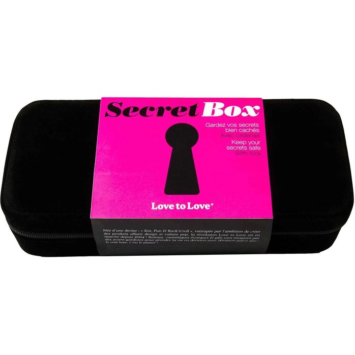 Черный бокс для хранения секс-игрушек Secret Box 2. Фотография 3.