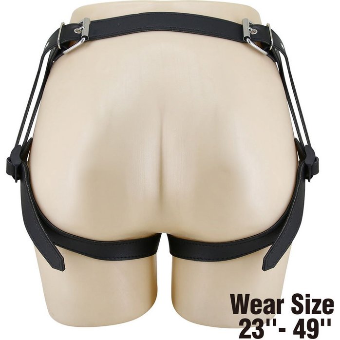 Синие трусики харнесс с платформой Caludio II - Pretty Love. Фотография 5.