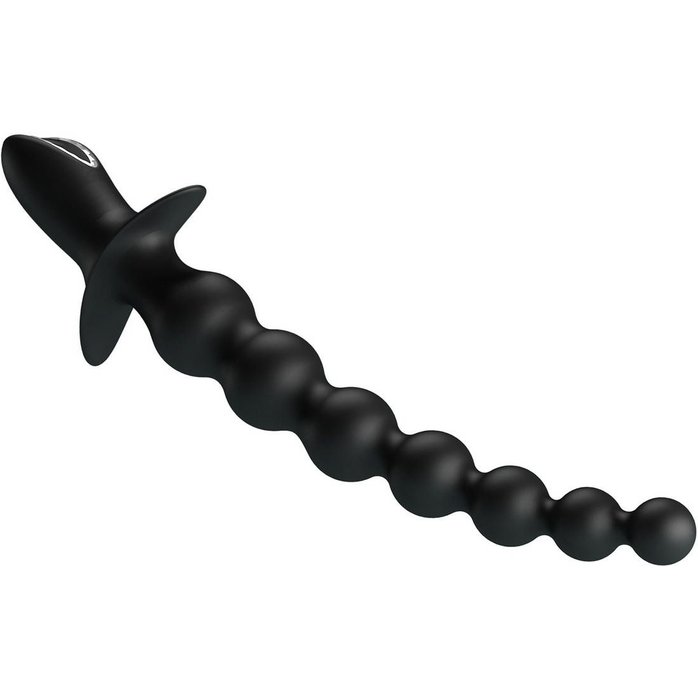 Черная анальная ёлочка с мощной вибрацией Rigdon - 26 см - Pretty Love. Фотография 4.