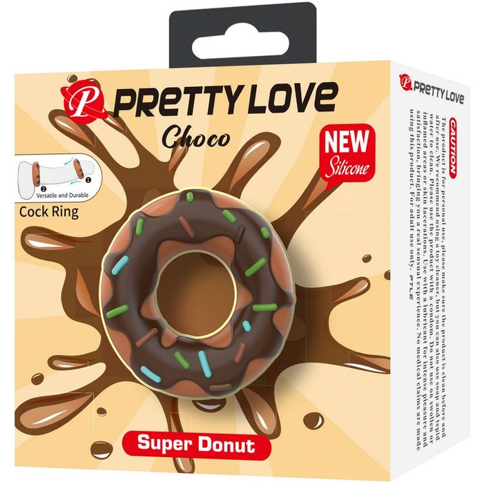 Эрекционное кольцо в форме пончика Choko - Pretty Love. Фотография 6.