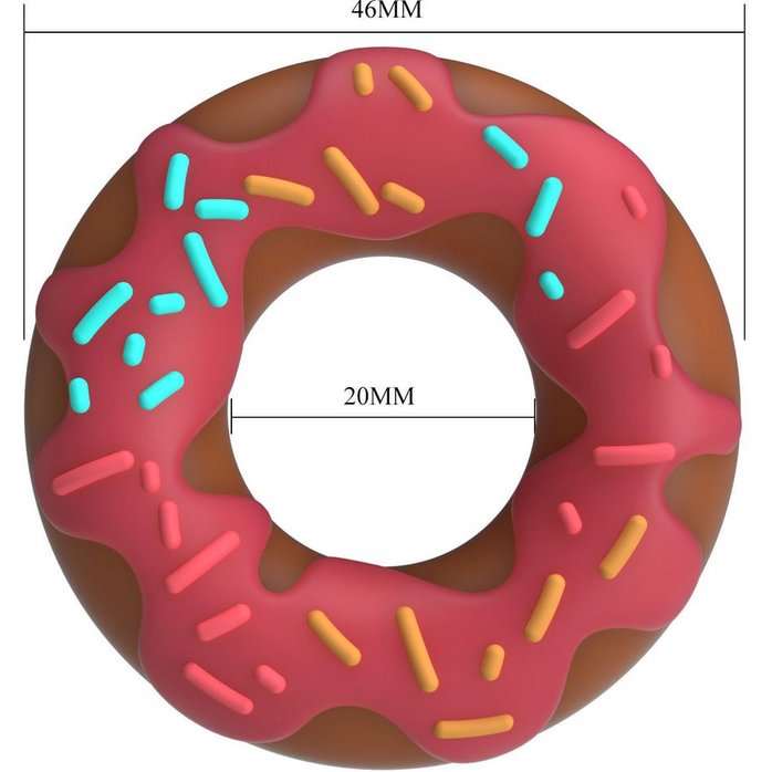 Эрекционное кольцо в форме пончика Berry - Pretty Love. Фотография 5.