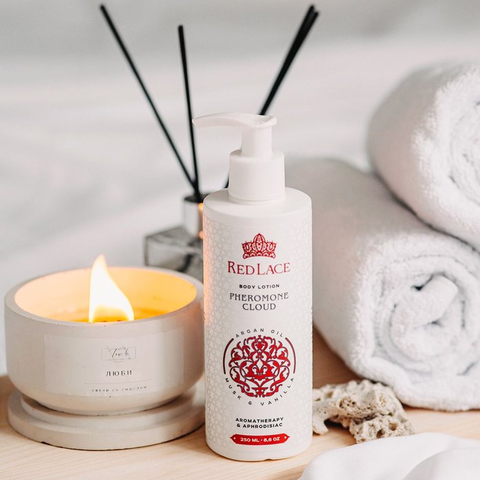 Лосьон для тела с феромонами Red Lace Pheromone Cloud - 250 мл. Фотография 4.