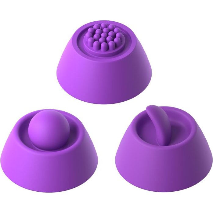 Фиолетовый вибратор с тройной стимуляцией Intimotion Pulse Pro - 24 см - Fantasy For Her. Фотография 5.